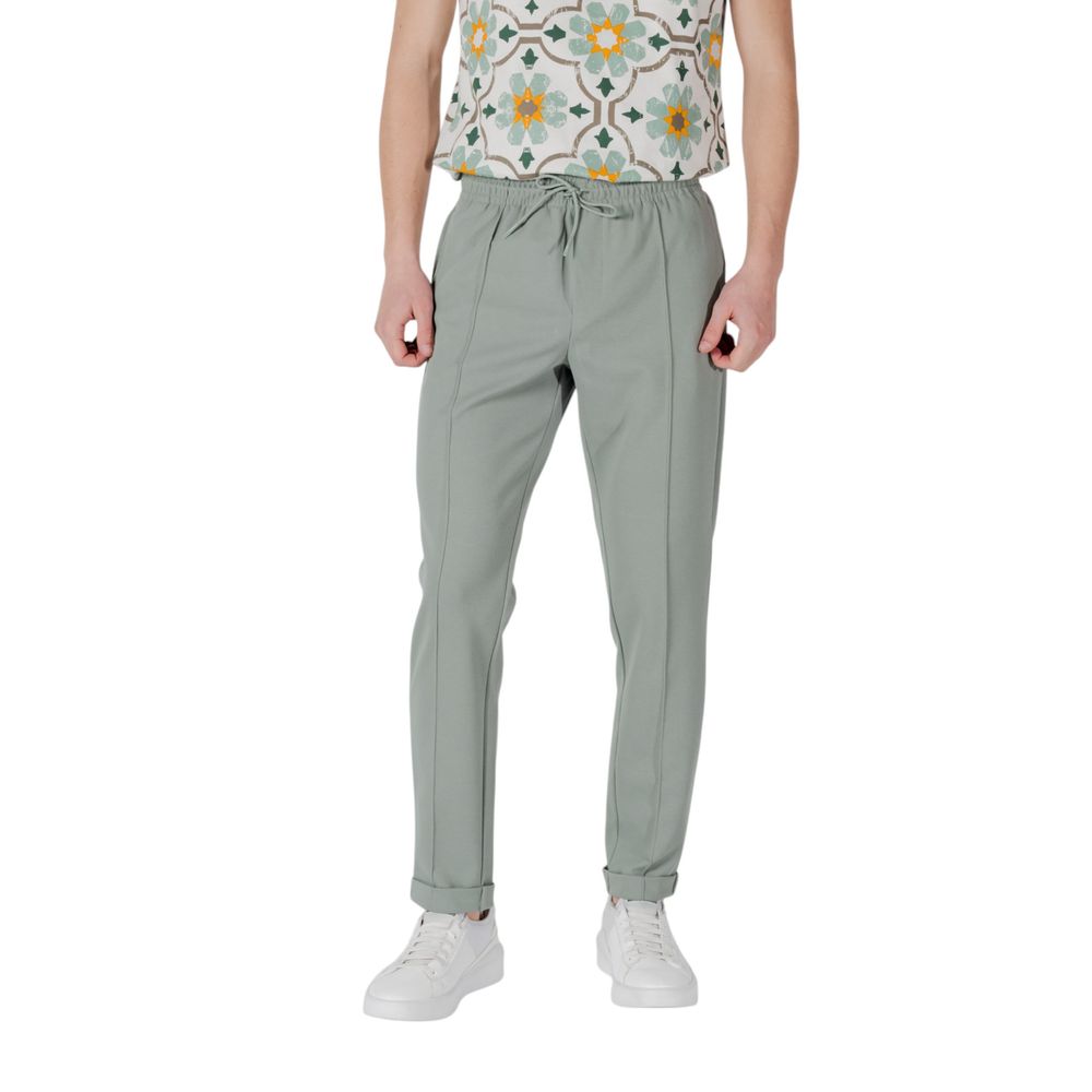 Antony Morato Green Polyester Joggers Workout Pants
