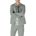 Antony Morato Bicolor Polyester Coat