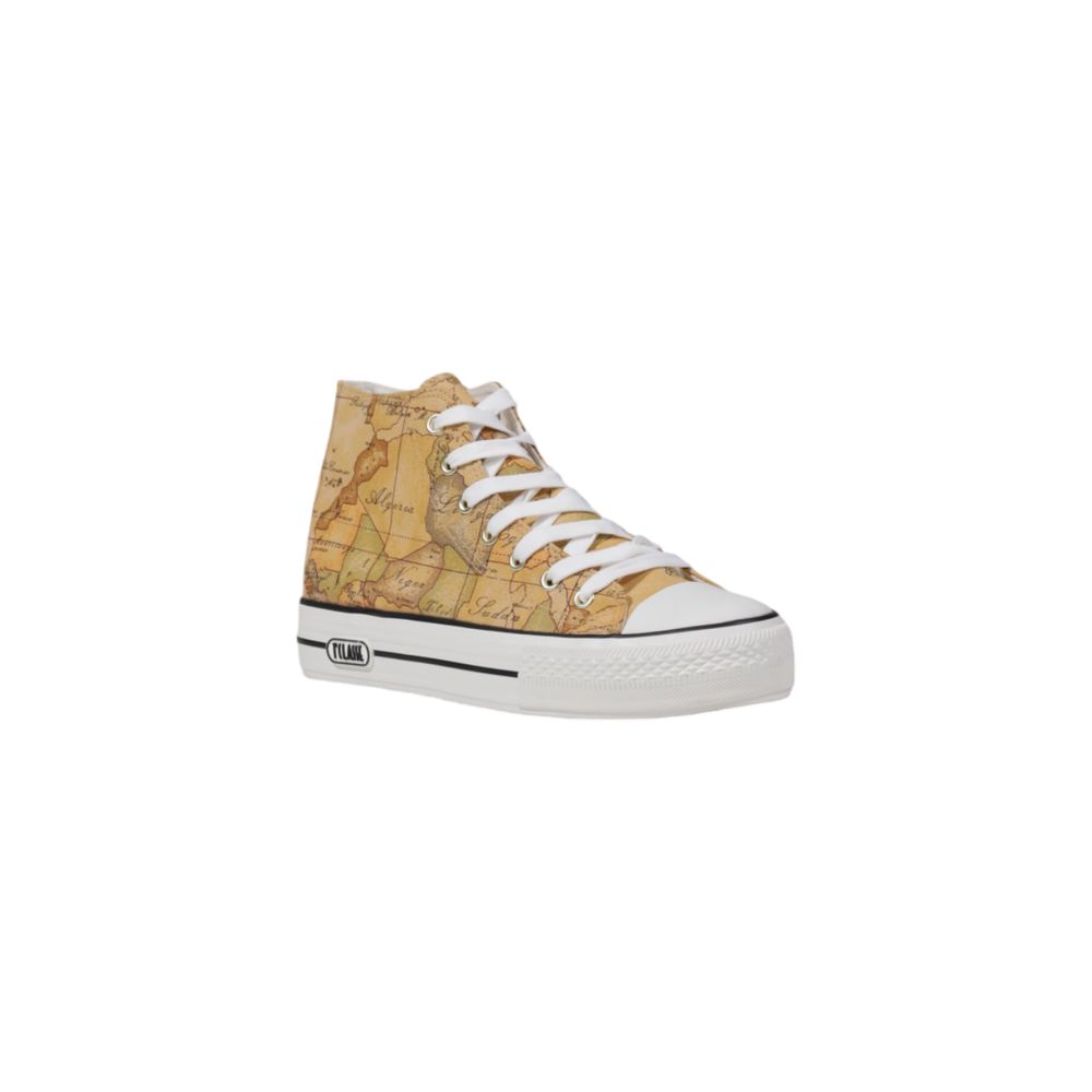 Alviero Martini Prima Classe Beige Fabric Sneaker Alviero Martini Prima Classe