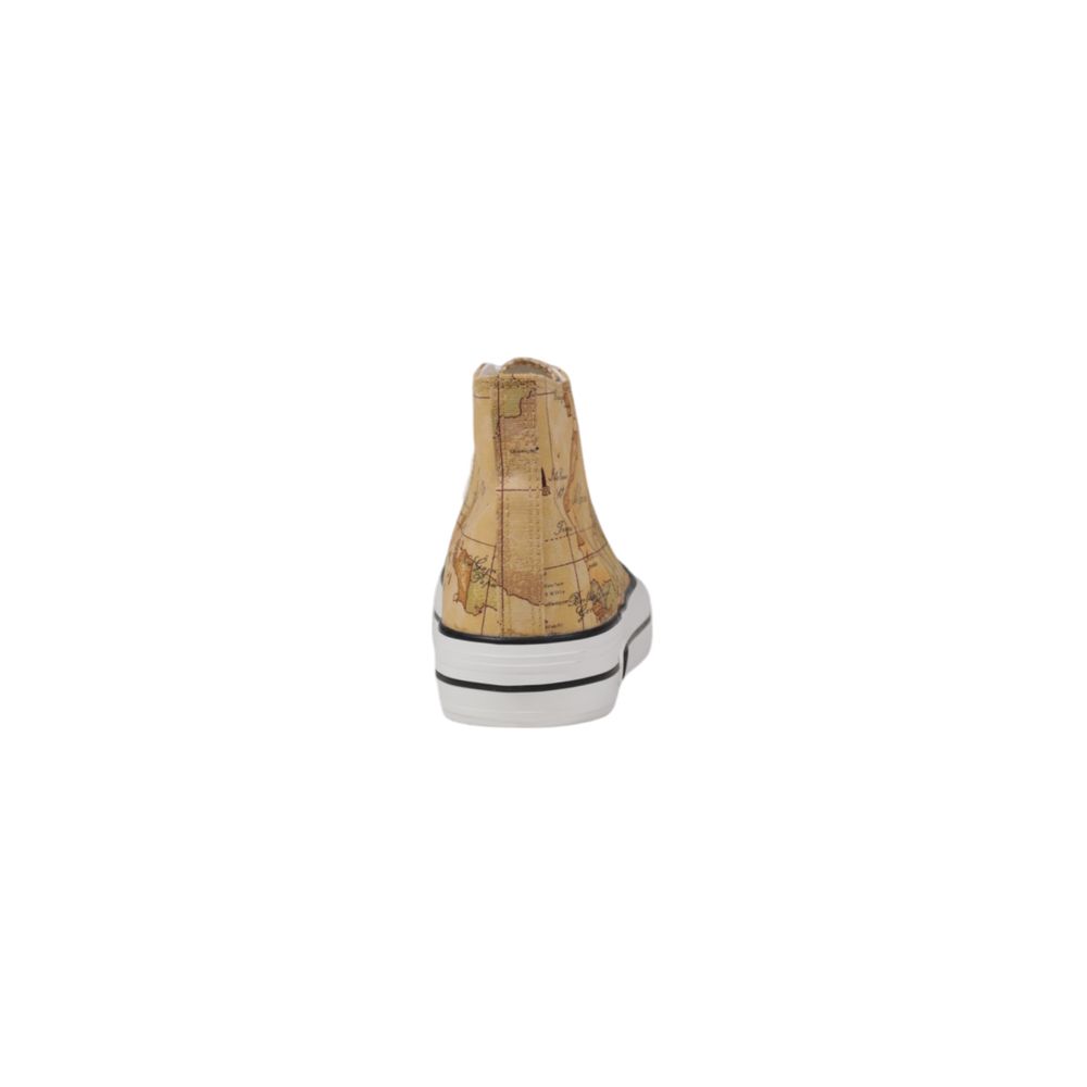 Alviero Martini Prima Classe Beige Fabric Sneaker Alviero Martini Prima Classe