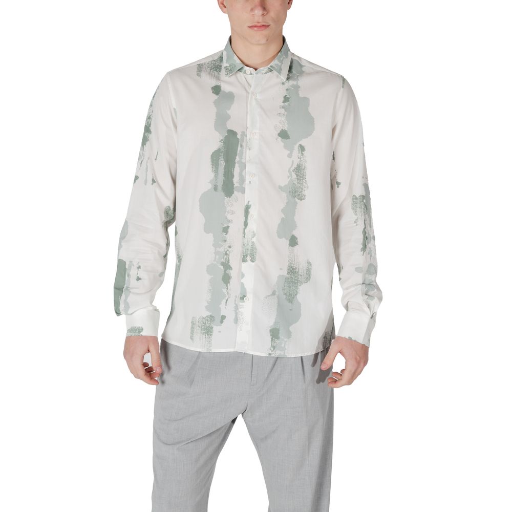 Antony Morato Green Viscose Shirt Antony Morato