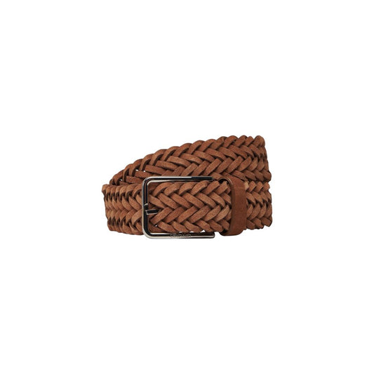 Calvin Klein Brown Leather Regular Belt Calvin Klein
