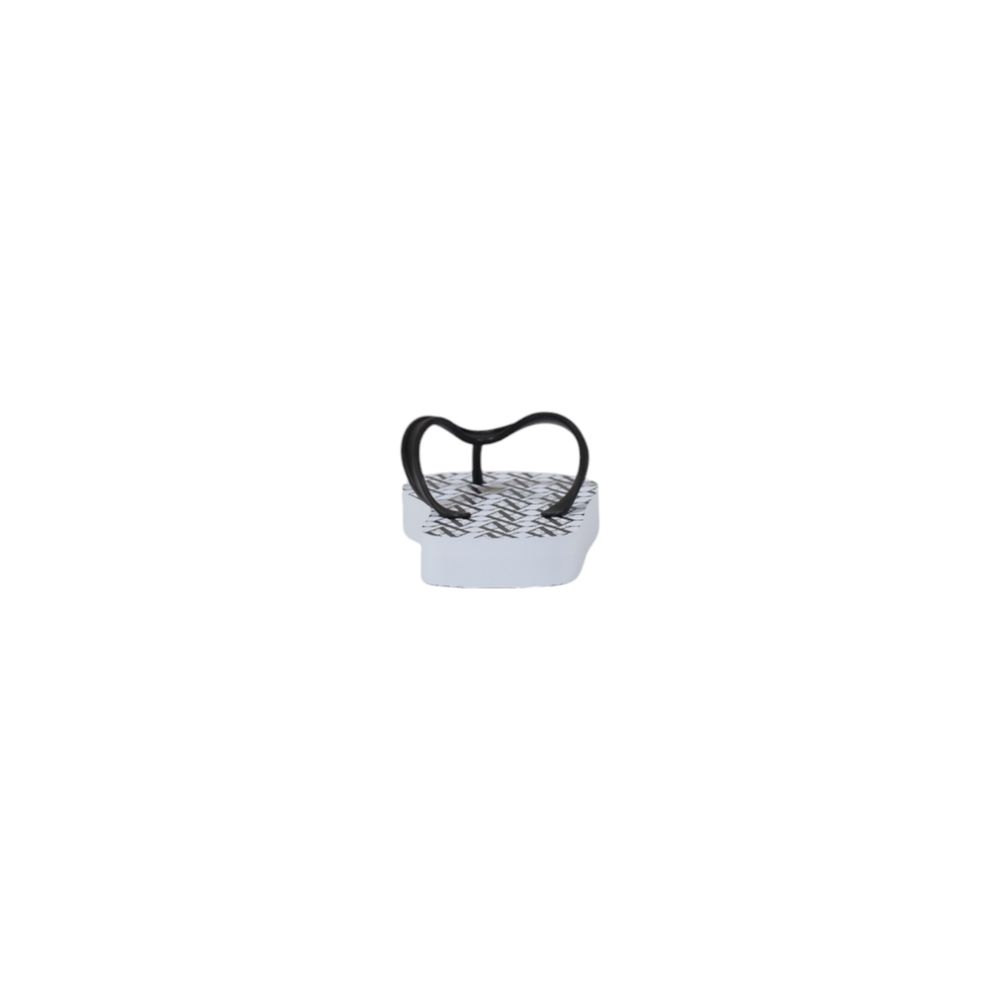 Armani Exchange White Rubber Flip-Flop Sandals Armani Exchange