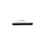 Armani Exchange Black And White Rubber Flip-Flop Sandals Armani Exchange
