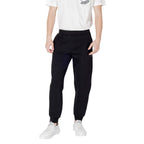 Armani Exchange Black Cotton Joggers Workout Pants