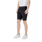 Hugo Boss Black Cotton Bermuda Shorts - Eljoys Fashion 