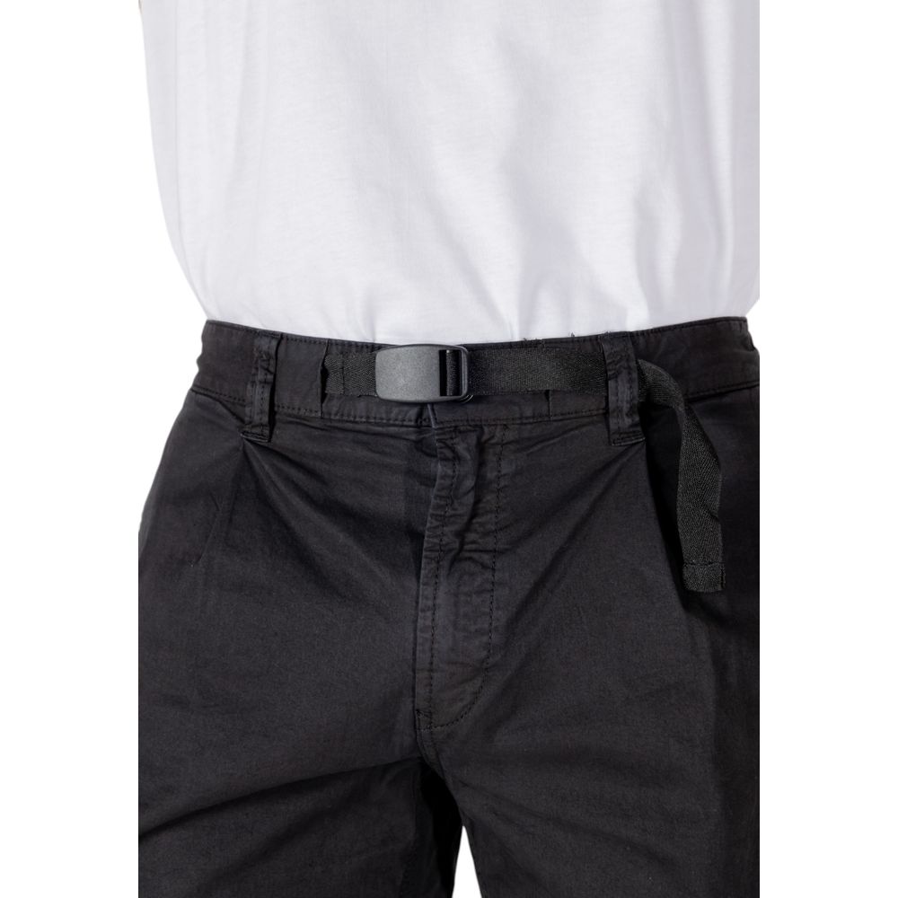 Hugo Boss Black Cotton Bermuda Shorts - Eljoys Fashion 