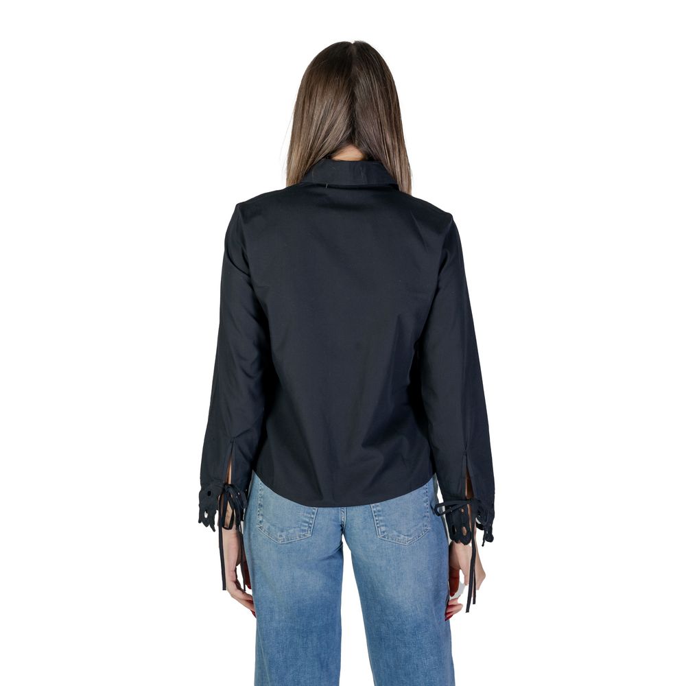 Jacqueline De Yong Black Cotton Blouse Jacqueline De Yong