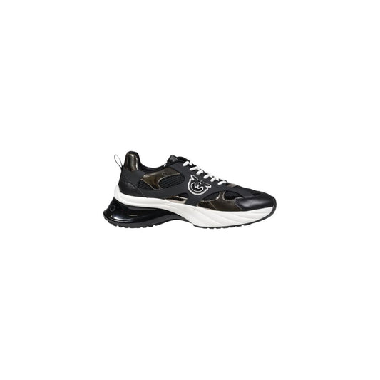 PINKO Black Leather Sneaker PINKO