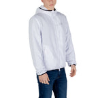 EA7 Emporio Armani White Polyester Shell Jacket - Eljoys Fashion 