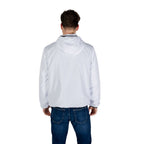 EA7 Emporio Armani White Polyester Shell Jacket - Eljoys Fashion 