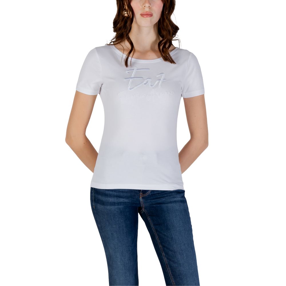 EA7 Emporio Armani White Cotton Sportswear
