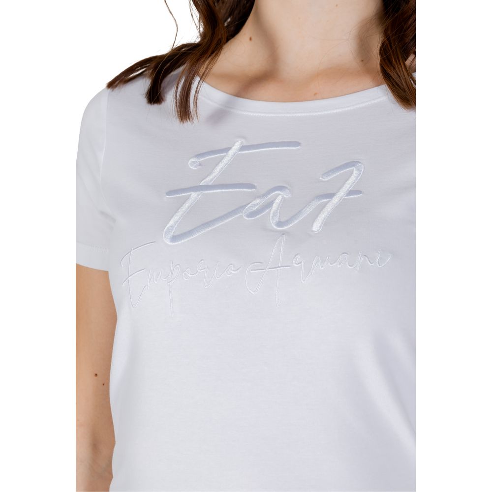 EA7 Emporio Armani White Cotton Sportswear