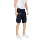 Replay Blue Cotton Bermuda Shorts
