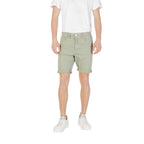 Replay Bicolor Cotton Bermuda Shorts Replay