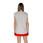Replay Cream Cotton Tank Tops - Eljoys Fashion 