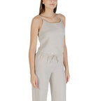 Only Beige Recycled Polyester Top
