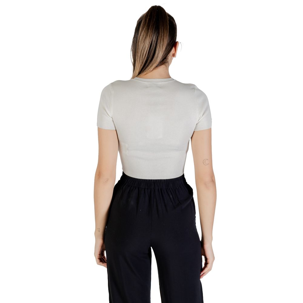 Jacqueline De Yong White Viscose Sweater