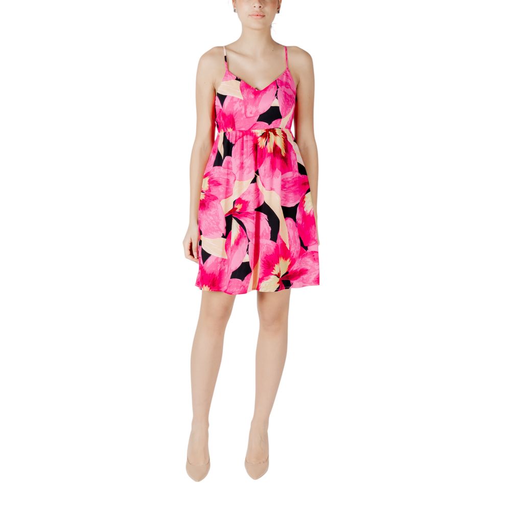 Only Pink Viscose Short Dress Only