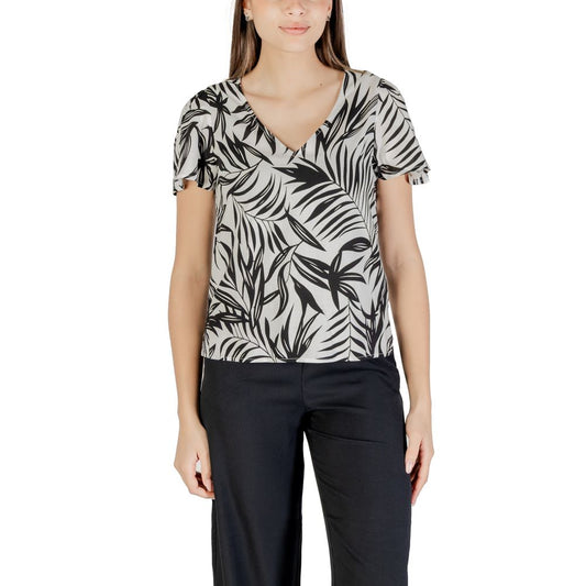 Vero Moda White Viscose Blouse Vero Moda