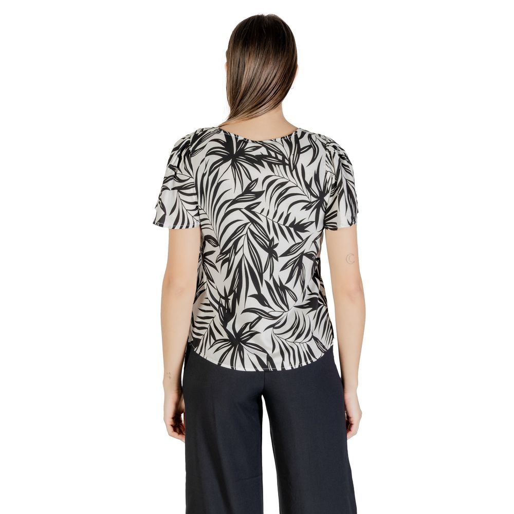 Vero Moda White Viscose Blouse Vero Moda