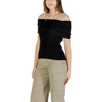 Only Black Polyester Sweater