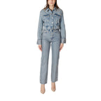 Only Light Blue Organic Cotton Jackets & Coat