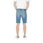 Jeckerson Light Blue Cotton Bermuda Shorts - Eljoys Fashion 