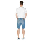 Jeckerson Light Blue Cotton Bermuda Shorts - Eljoys Fashion 