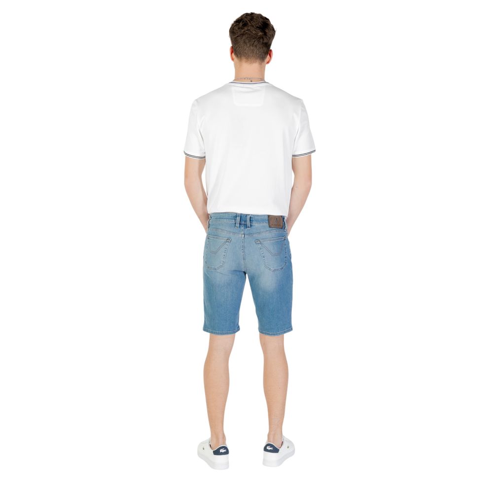 Jeckerson Light Blue Cotton Bermuda Shorts - Eljoys Fashion 