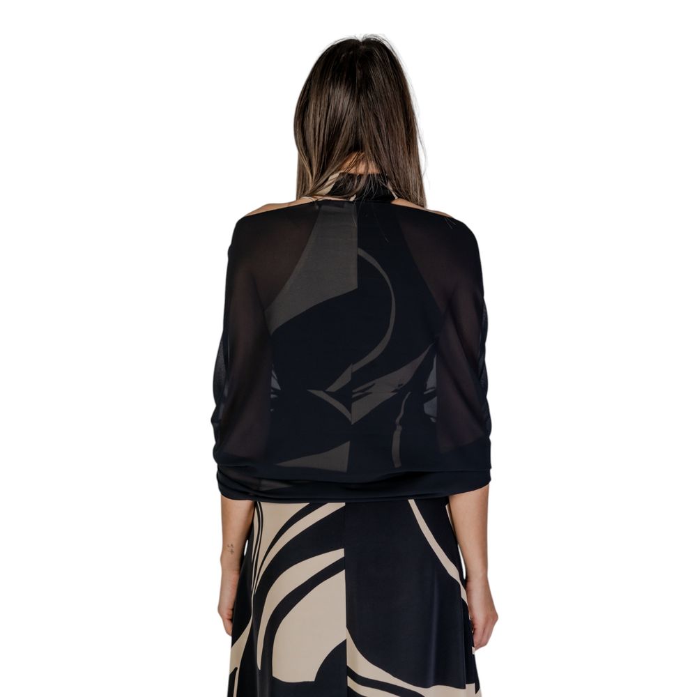 Rinascimento Black Polyester Scarf Rinascimento