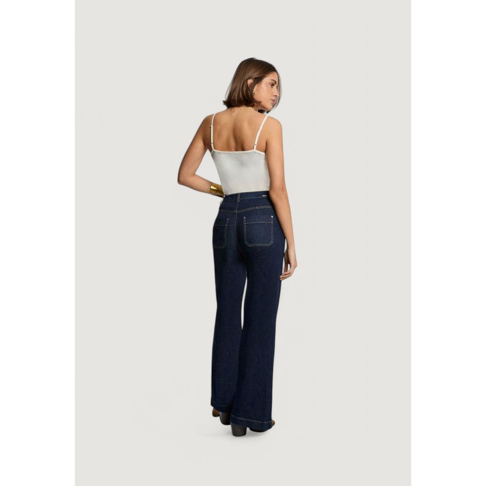 Morgan De Toi Cream Cotton Tank Top