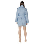 Morgan De Toi Blue Cotton Parka