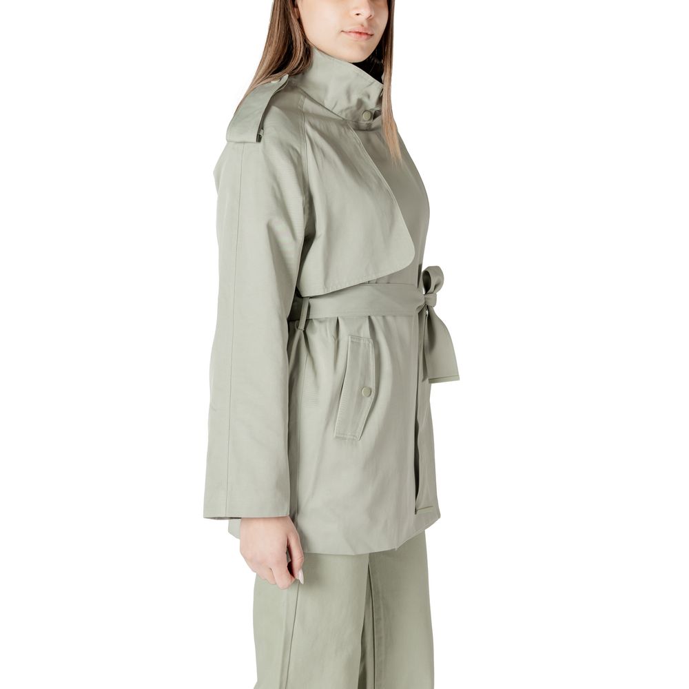 Morgan De Toi Green Cotton Parka