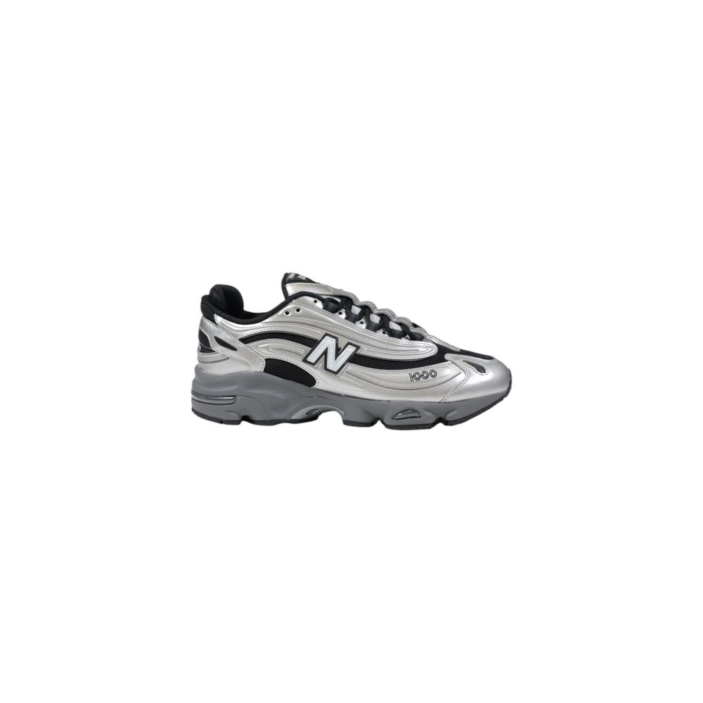 New Balance Silver Synthetic Athletic Sneakers New Balance