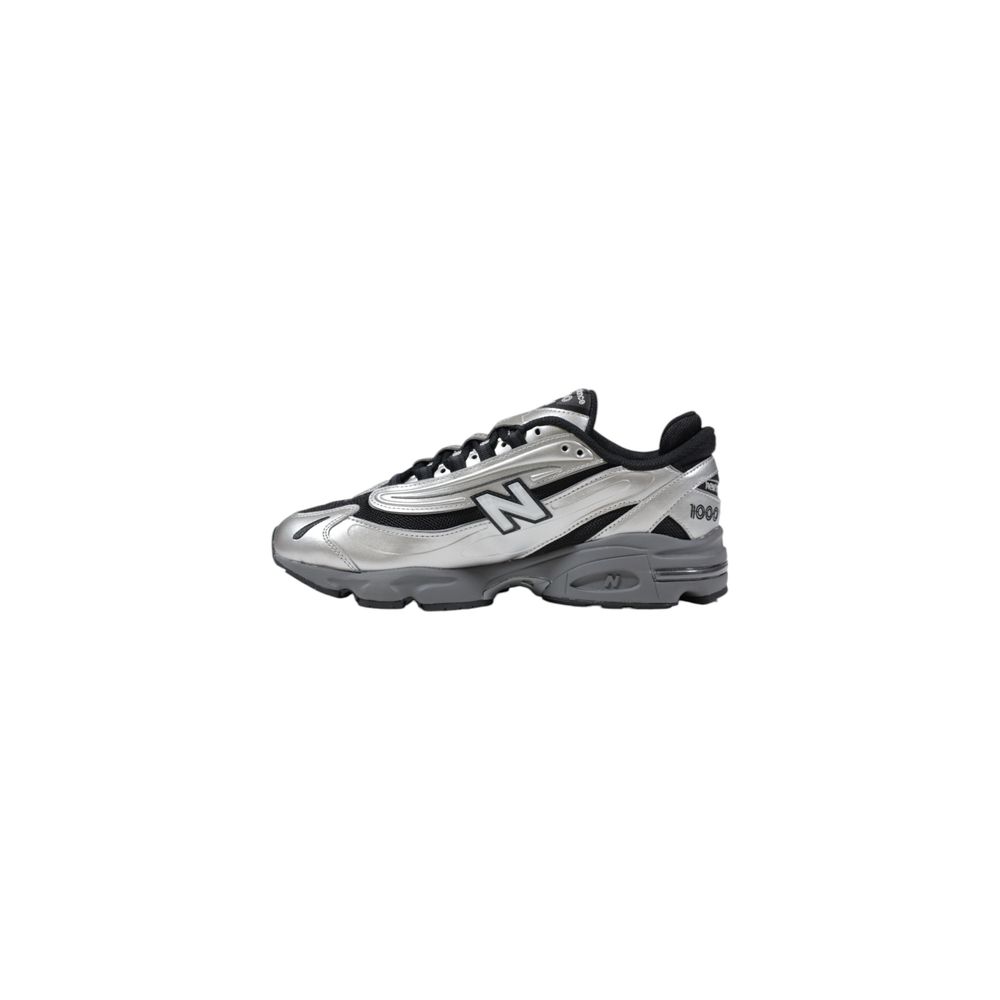 New Balance Silver Synthetic Athletic Sneakers New Balance