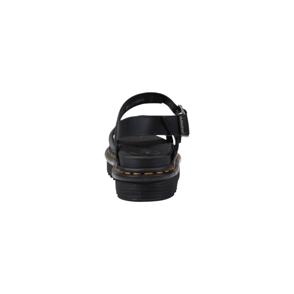 Dr. Martens Black Leather Flat Sandals Dr. Martens