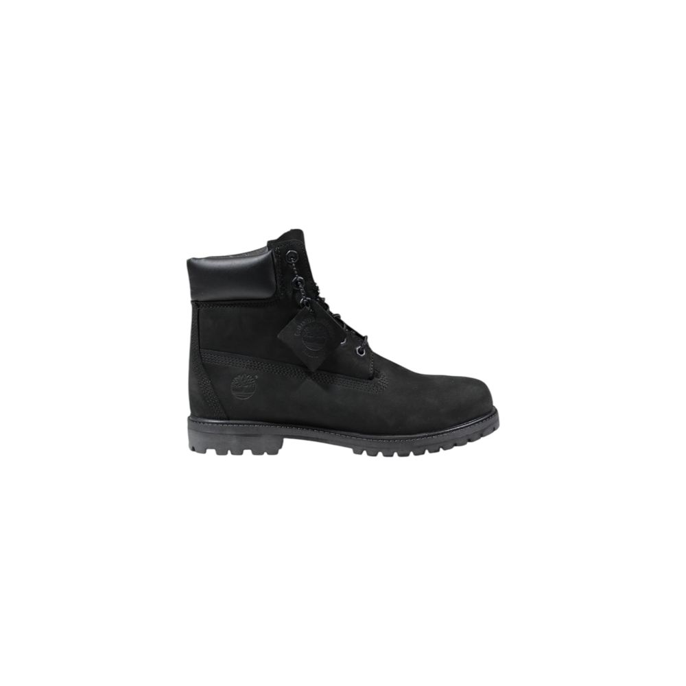 Timberland Black Leather Lace-Up Boots - Eljoys Fashion 