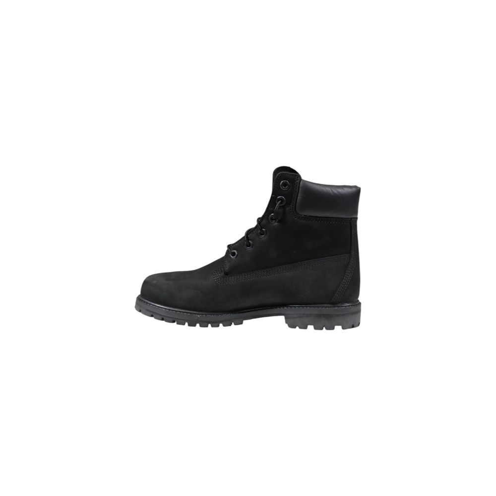 Timberland Black Leather Lace-Up Boots - Eljoys Fashion 