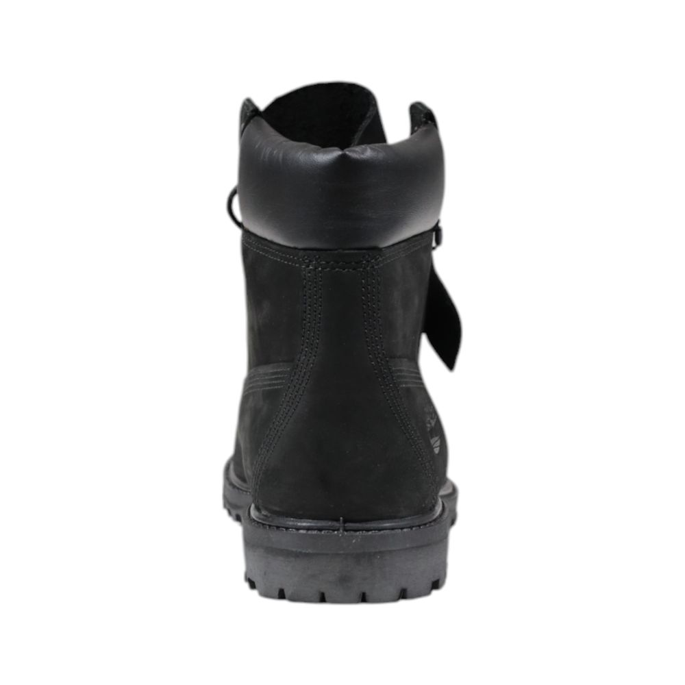 Timberland Black Leather Lace-Up Boots - Eljoys Fashion 