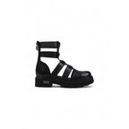 Cult Black Leather Sandals - Eljoys Fashion 