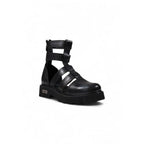 Cult Black Leather Sandals - Eljoys Fashion 