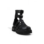 Cult Black Leather Sandals - Eljoys Fashion 