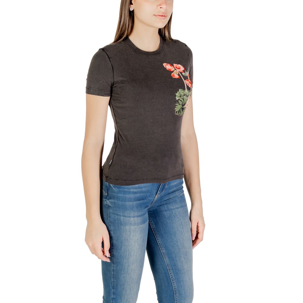 Desigual Black Cotton T-Shirt Desigual