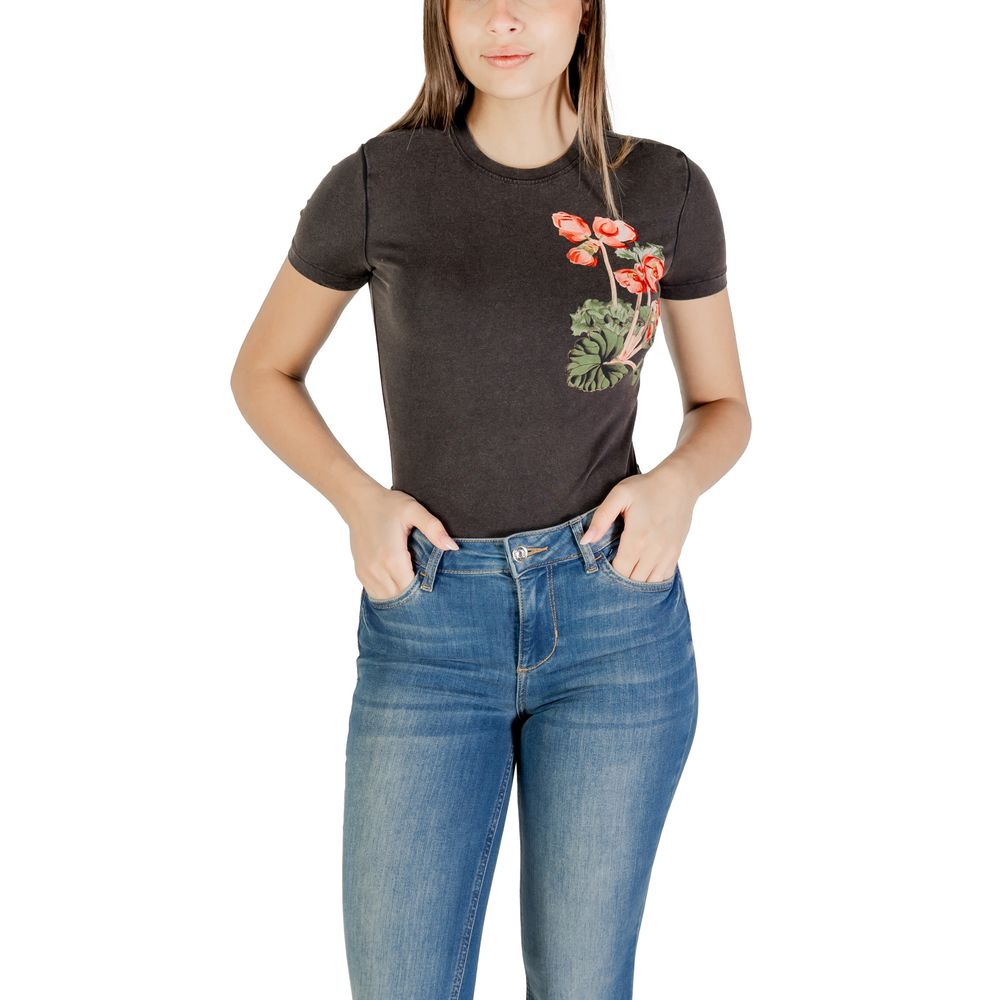 Desigual Black Cotton T-Shirt Desigual