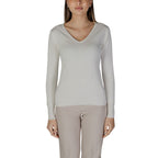 Street One Cream Viscose Long Sleeve T-Shirt - Eljoys Fashion 