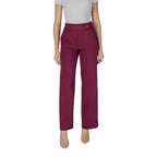 Street One Purple Viscose Casual Pants - Eljoys Fashion 
