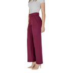 Street One Purple Viscose Casual Pants - Eljoys Fashion 