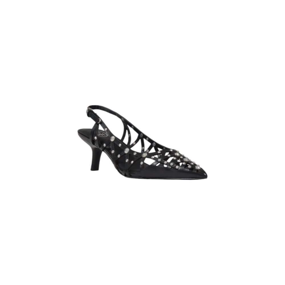 ASH Black Leather High Heel Pumps ASH