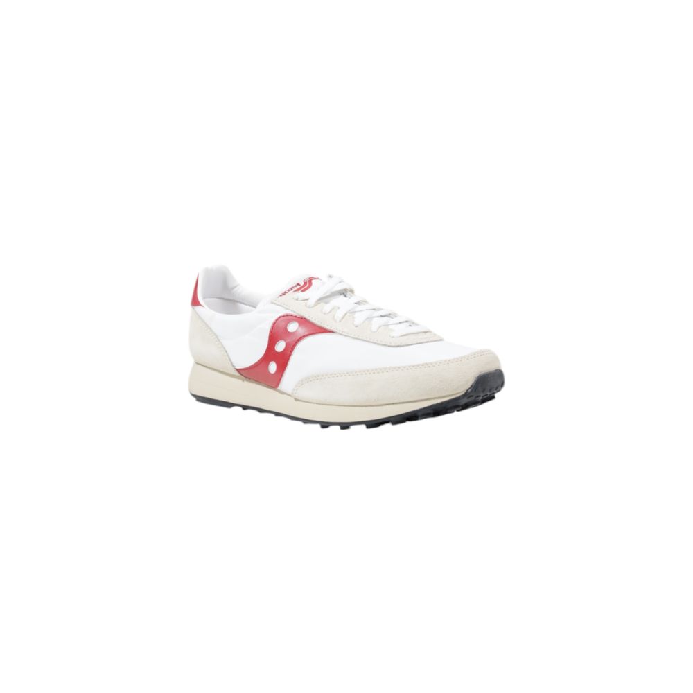 Saucony White Leather Athletic Sneakers - Eljoys Fashion 